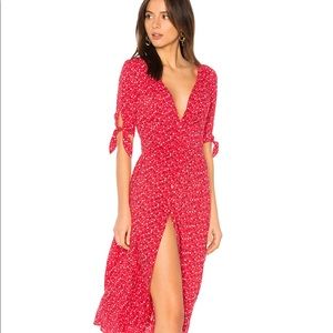 Auguste Daphne tie sleeve midi dress ❤️